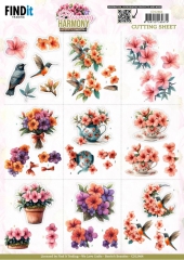CD12464 BB Schneidebogen Bl�hende Harmonie Minis