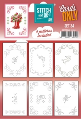 COSTDOA610034 Stitch & Do Cards Only A6 Set 34