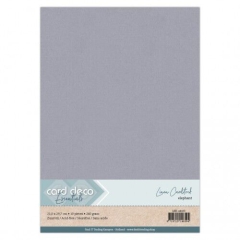 LKK-A4103 Leinen Karton A4 Elefantengrau 1 Blatt