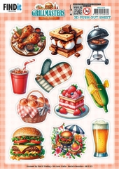 SB11123 BB Stanzbogen Grillmasters verschiedenes