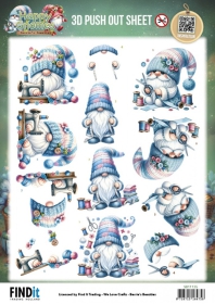 SB11135 BB Stanzbogen Happy Gnomes gemacht mit Liebe