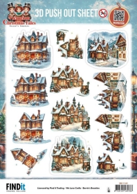 SB11141 BB Stanzbogen Victorianische Weihnachtsgeschichte Zuhause