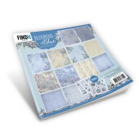 YCPP10071 YC Papierpack Blooming Blue Designpapier