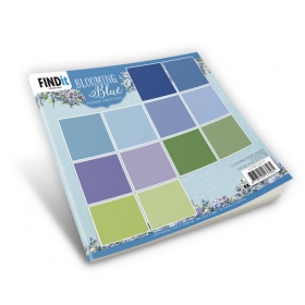 YCPP10072 Papierpack Blooming Blue UniFarben