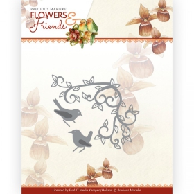 PM10234 Pm Stanzschablone Flowers & Friends Bird Corner