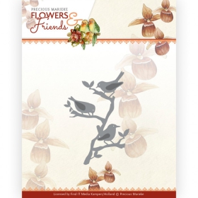 PM10235 PM Stanzschablone Flowers & Friends Birds on a Branch