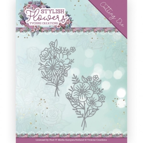 YCD10270 Stanzschablone Stylish Flowers Bouquet of Flowers Blumenstr�u�e