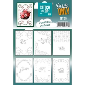 COSTDOA610035 Stitch & Do Cards Only A6 Set 35
