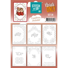 COSTDOA610036 Stitch & Do Cards Only A6 Set 36