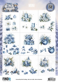 CD12510 Schneidebogen BB Blue Christmas Mini