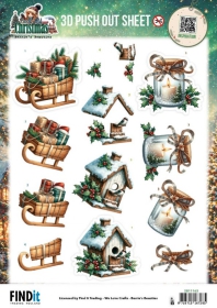 SB11163 Stanzbogen BB Good old Christmas Verschiedenes
