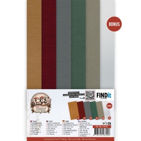BB-4K-10042 Leinen Papierpack 4K Whimsial Christmas