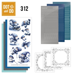 DODO312 Dot & Do 312 Blauer Wintergnome