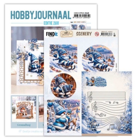 Hobbyjournal Set 260 mit Stanzbogen und Schneideschablone BBD10144