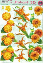 585 Orange Blumen
