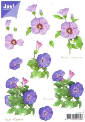6010-0019 Blaue Blumen