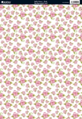 LDCRD001 Belle Daisy - Pink Hintergrundpapier