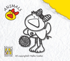 ANI002  Duck-girl Clear Stamp aus der Animals Serie