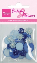 BF0706 Buttons & Flowers licht blau
