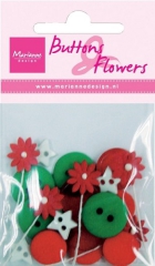 BF0712 Buttons & Flowers Christmas