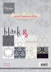 PK9070x Pretty Papers Bloc Black & White
