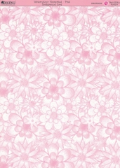 DBCRD059 Watercolour Flowerbed - Pink