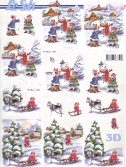 8215260 Kinder im Schnee