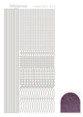 STDM36 Hobbydots Sticker mirror violett