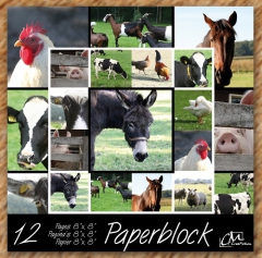 BPB256899 Papierblock Animals