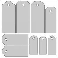K5-314-22 Basic Labels elfenbein