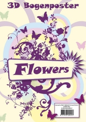 494157 Flowers 3D Poster
