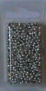 18-2200 Perlen  3 mm ca. 5,5 gr silber