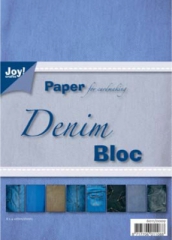 6011-0009x Papierblock Denim Bloc