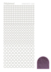 STDM86 Hobby-Dots Sticker Mirror violett