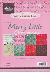 PB7034x Pretty Papers Bloc Merry Little Christmas
