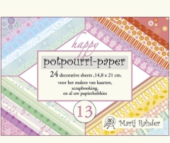 MRPP13 Potpourri-Papier Happy