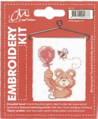 BK349199 Embroidery Kit Home Bär