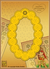 ES010 Happy Stitches mit Perlen oval