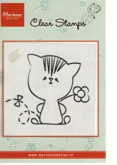 HM9404 Clear Stamps Katze Blume