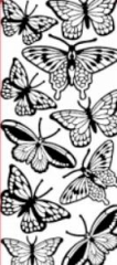DD5861s Schmetterlinge silber