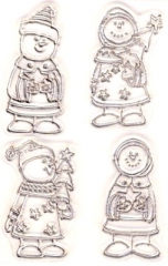 TC0808 Tiny`s Clear Stamps Weihnachten